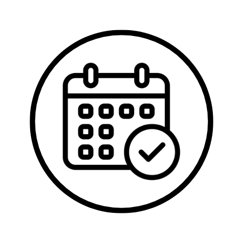 Calendar icon representing flexible class schedule options