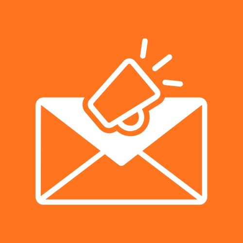 Email marketing training icon