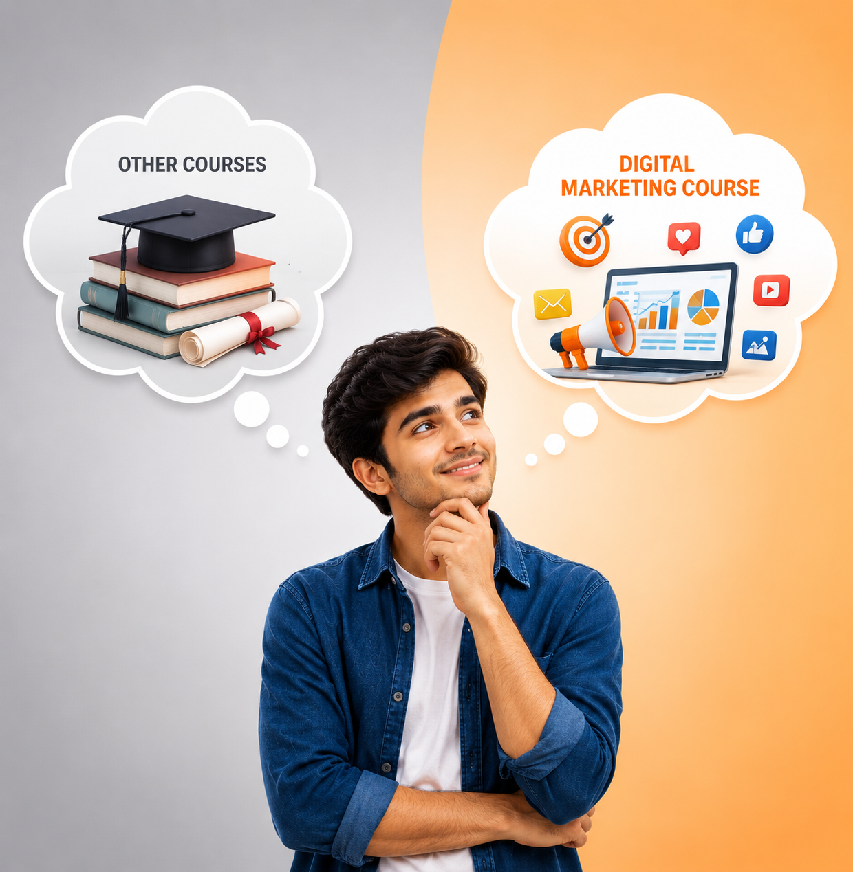 Choosing an AI Digital Marketing Course in Yamunanagar over traditional courses